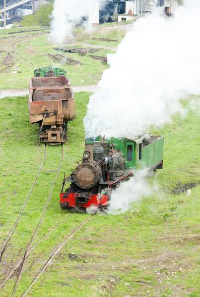Steam locomotives, Kostolac, Serbia — Stock Photo, Image