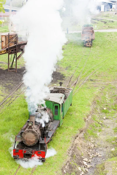 Locomotoras de vapor, Kostolac, Serbia — Foto de Stock