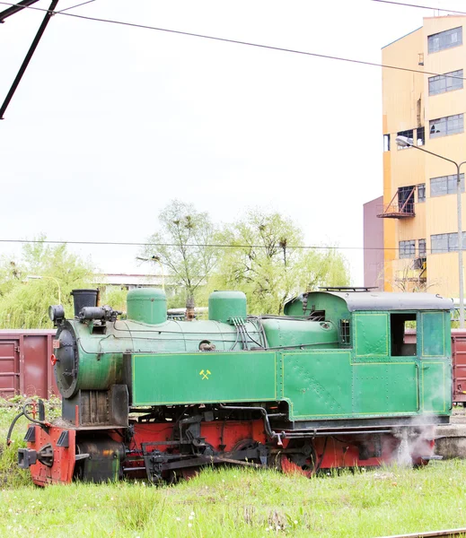 Stoom locomotief, kolubara, Servië — Stockfoto