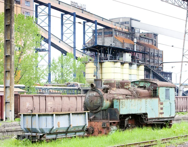 Locomotiva a vapore, Kolubara, Serbia — Foto Stock