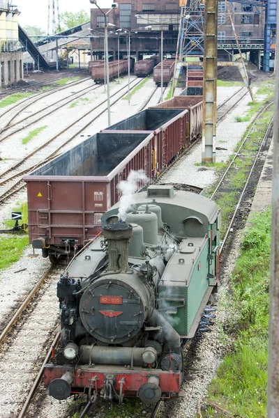 Parní lokomotiva, kolubara, Srbsko — Stock fotografie