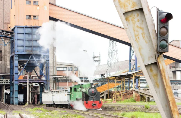 Steam freight train, Kolubara, Serbia — Stock Photo, Image