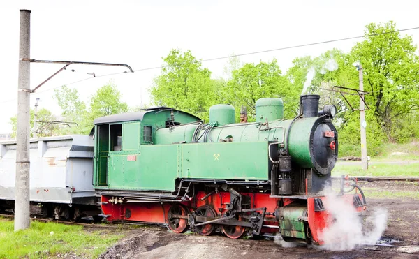 Locomotora de vapor, Kolubara, Serbia — Foto de Stock