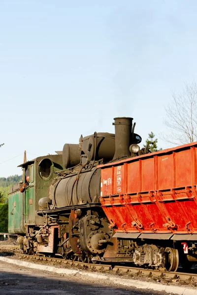 Dampflokomotive, Lieferstelle in Oskova, Bosnien und Herzegowina — Stockfoto