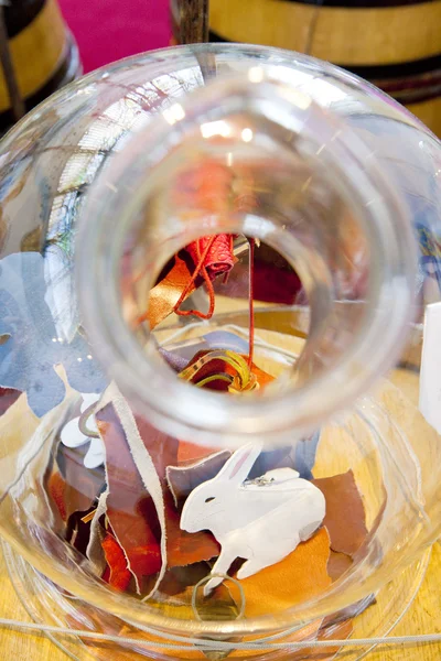 静物 - 革 (ワインの香りのサンプル) — ストック写真