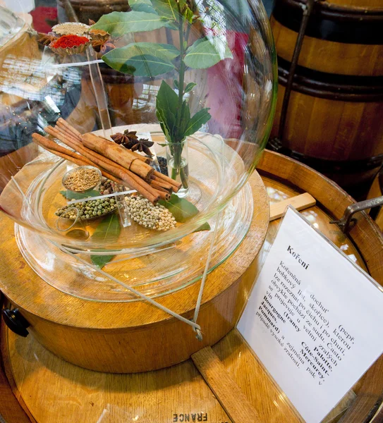 Still life - kryddor (urval av vin arom) — Stockfoto