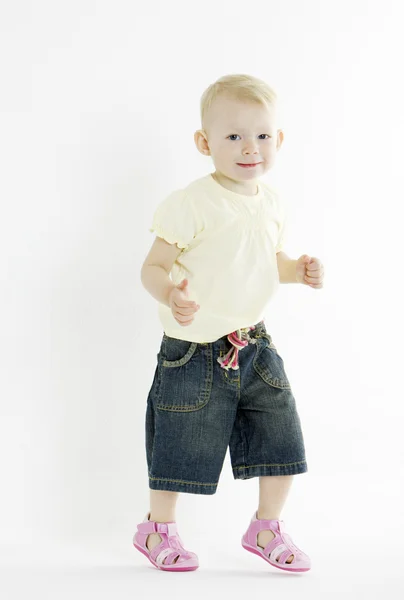 Standing toddler — Stock Photo, Image