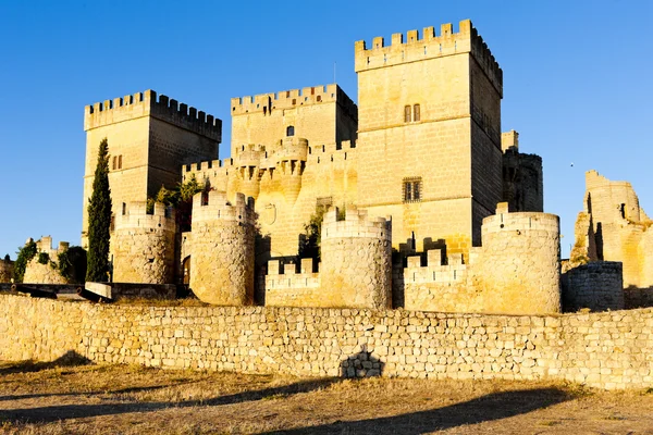 西班牙安波迪亚城堡、卡斯蒂利亚城堡和里昂城堡 — 图库照片