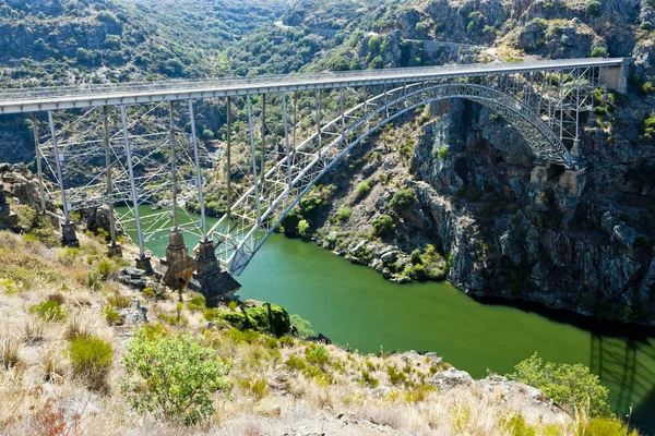 Requejo brug, Castilië en leon, Spanje — Stockfoto