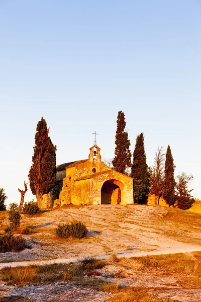 Kapellet St. Sixte nær Eygalieres, Provence, Frankrike – stockfoto