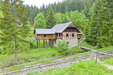 Old mill, kysuce Köyü, vychylovka, Slovakya Müzesi gördüm