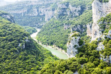 Ardeche Gorge, Rhone-Alpes, France clipart