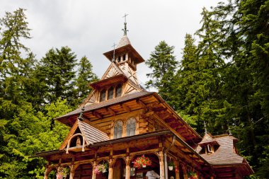 Jaszczurowka Chapel in Zakopane, Poland clipart