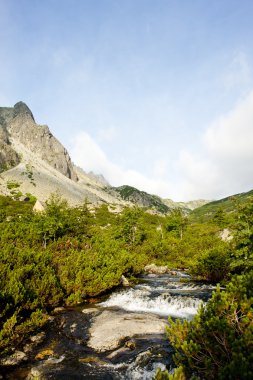 Büyük soğuk Vadisi, Vysoke Tatry (yüksek Tatras), Slovakya