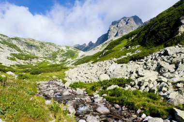 Büyük soğuk Vadisi, Vysoke Tatry (yüksek Tatras), Slovakya