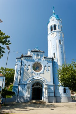 Church of Saint Elizabeth Hungarian called Blue Church, Bratisla clipart