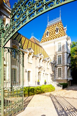 Chateau de corton, Burgonya, Fransa