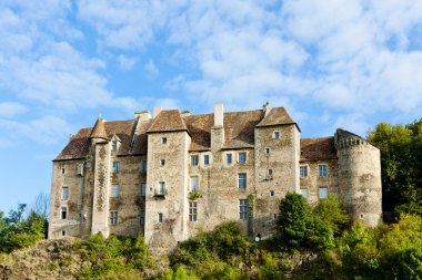 Boussac Castle, Creuse Department, Limousin, France clipart