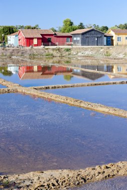 Saline, bağlantı noktası des salines, oleron Adası, poitou-charentes, Frangı