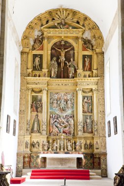 Interior of cathedral, Miranda do Douro, Portugal clipart