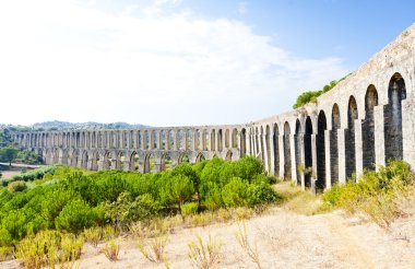 Pegoes Aqueduct, Estremadura, Portugal clipart
