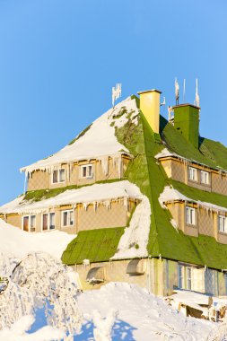 Masarykova evi, orlicke Dağları kış, Çek Cumhuriyeti