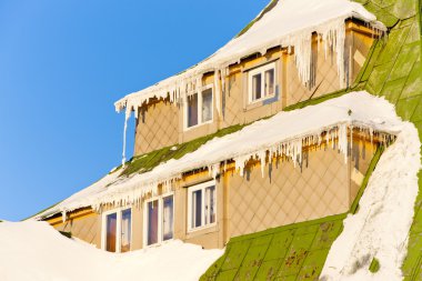 Masarykova evi, orlicke Dağları kış, Çek Cumhuriyeti