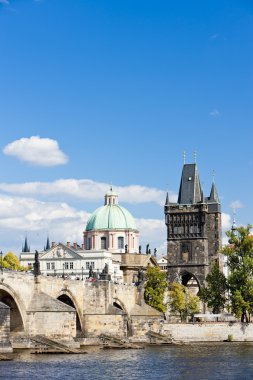 Charles bridge, Prague, Czech Republic clipart