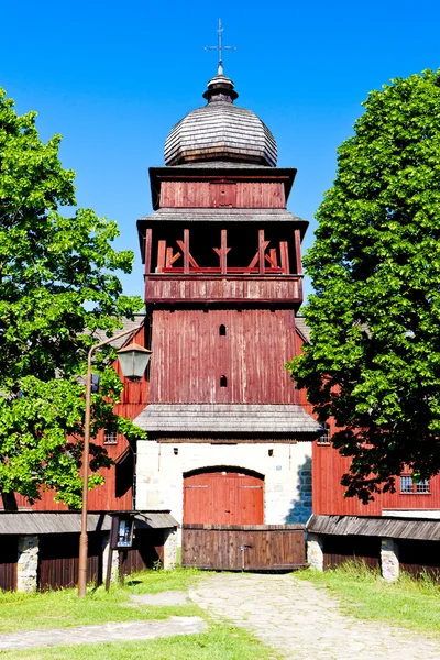 Holzkirche des Heiligen Kreuzes, Lazisko, Slowakei — Stockfoto