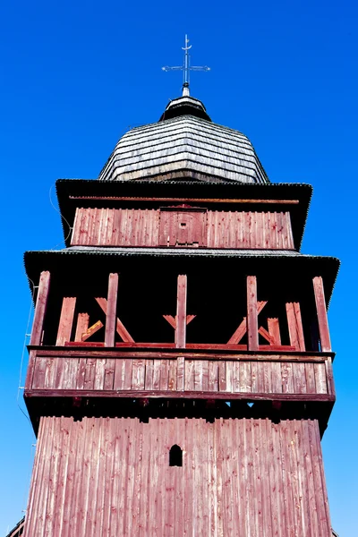 Houten kerk van het Heilige Kruis, lazisko, Slowakije — Stockfoto