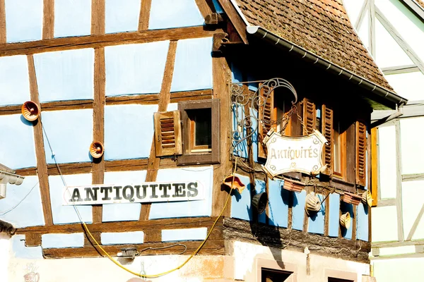 Detail of house in Kintzheim, Alsace, France — Stock Photo, Image