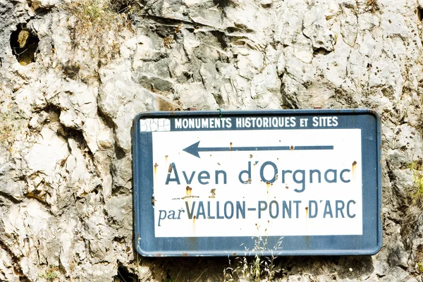 Pont-d'arc, ardeche, rhone-alpes, Frankrike — Stockfoto