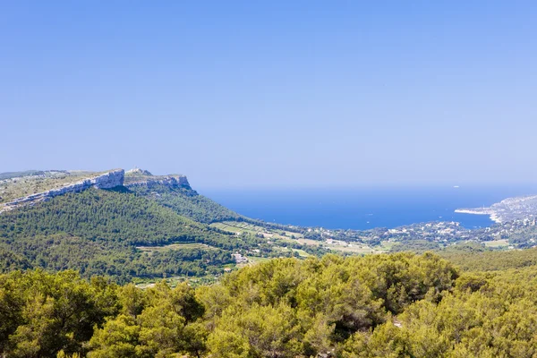 Vista da baía de La Ciotat, Provença, França — Fotografia de Stock