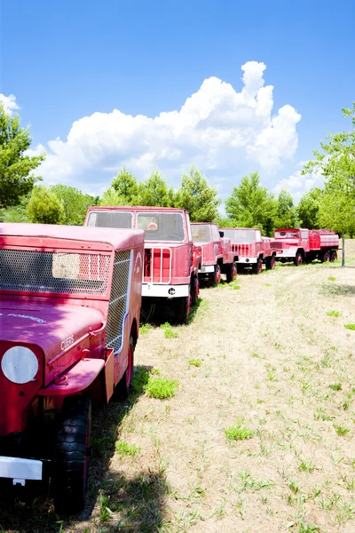 Fire engines, Provence, France — Stock Photo, Image