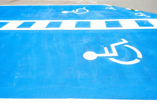 Place reserved for disabled — Stock Photo, Image