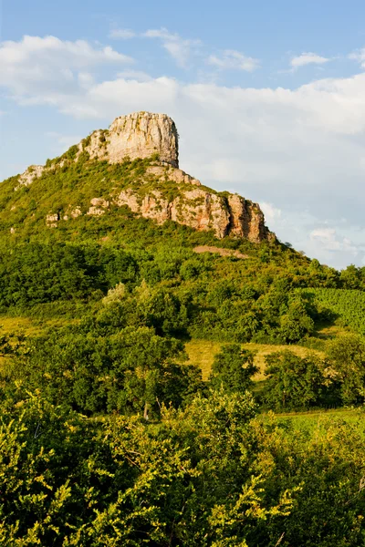 Solutre Rock, Borgogna, Francia — Foto Stock
