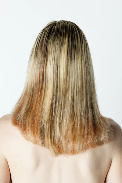 Részlet nő, hosszú haj — Stock Fotó
