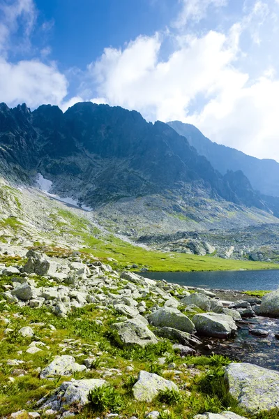 Five Spis Tarns, High Tatras (Vysoke Tatry), Eslováquia — Fotografia de Stock