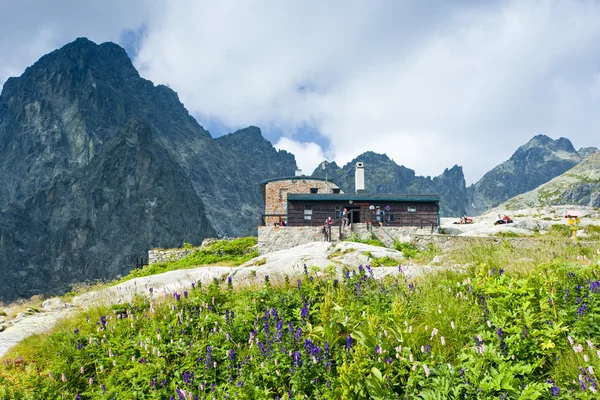 Teryho Cottage and Small Cold Valley, Vysoke Tatry (High Tatras) — Stock Photo, Image