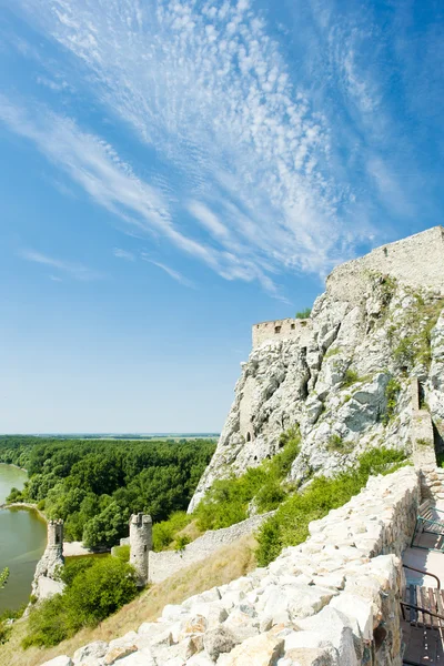 Devin castle, Slovakya — Stok fotoğraf