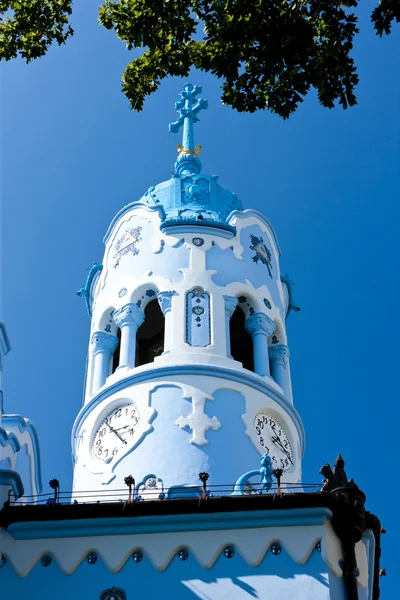Ayrıntı Kilisesi saint elizabeth Macarca mavi kiliseyi aradım. — Stok fotoğraf
