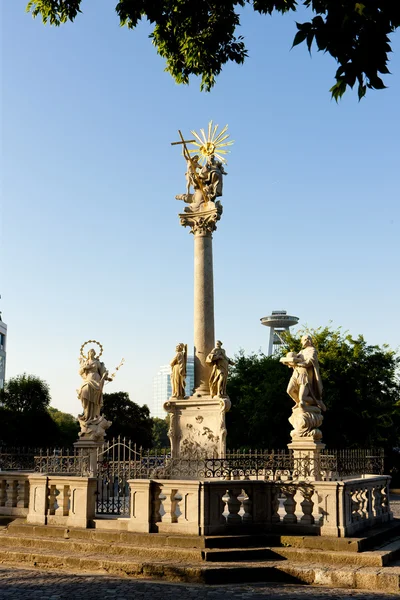 Colonna della peste di Santa Trinità, Bratislava, Slovacchia — Foto Stock