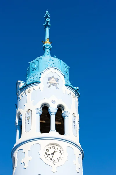 Szczegóły kościoła saint elizabeth węgierskiego o nazwie Kościół niebieski — Zdjęcie stockowe
