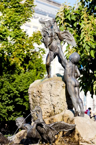 Duck Fountain, Safarikovo Meydanı, Bratislava, Slovakya