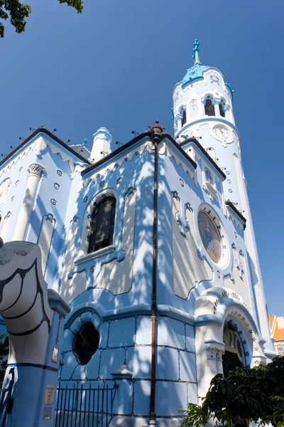 教会的圣伊丽莎白匈牙利叫蓝教会 bratisla — 图库照片