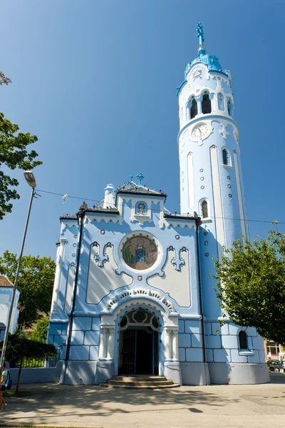 चर्च ऑफ सेंट एलिझाबेथ हंगेरियन ब्लू चर्च, ब्रेलला म्हणतात — स्टॉक फोटो, इमेज