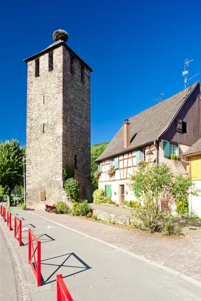 Kaysersberg, Alsazia, Francia — Foto Stock