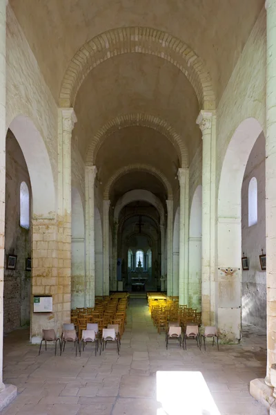 Interior of chruch in La Celle, Centre, France — Stock Photo, Image