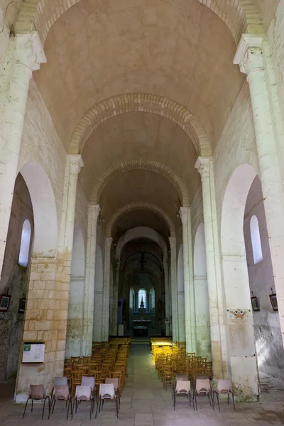 Interior of chruch in La Celle, Centre, France — Stock Photo, Image