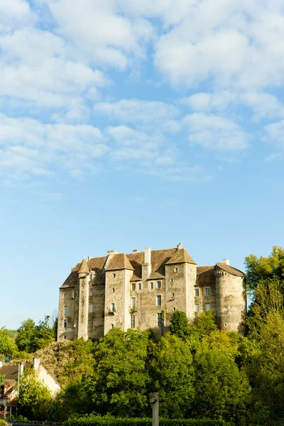 Замок Буссак, департамент Крёз, Лимузин, Франция — стоковое фото